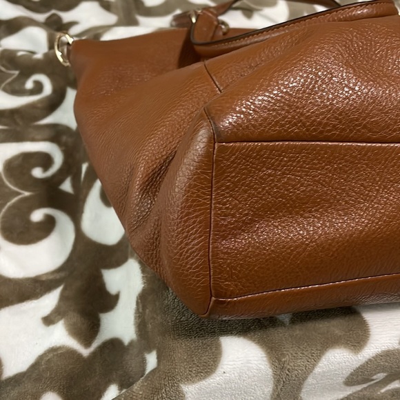 COACH Tan Leather Sofia Satchel - Picture 8 of 11